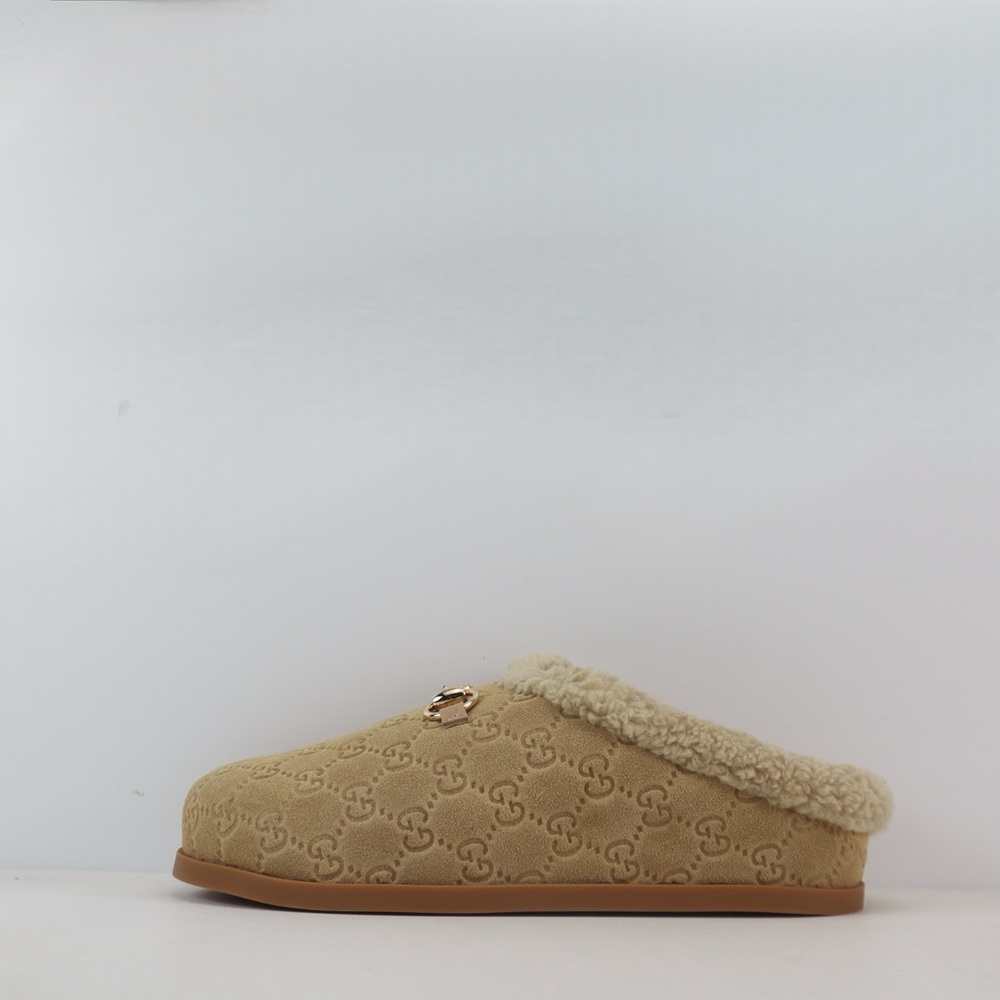 Gucci Beige Women's mule with Horsebit